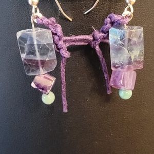 Sterling gemstone earrings
